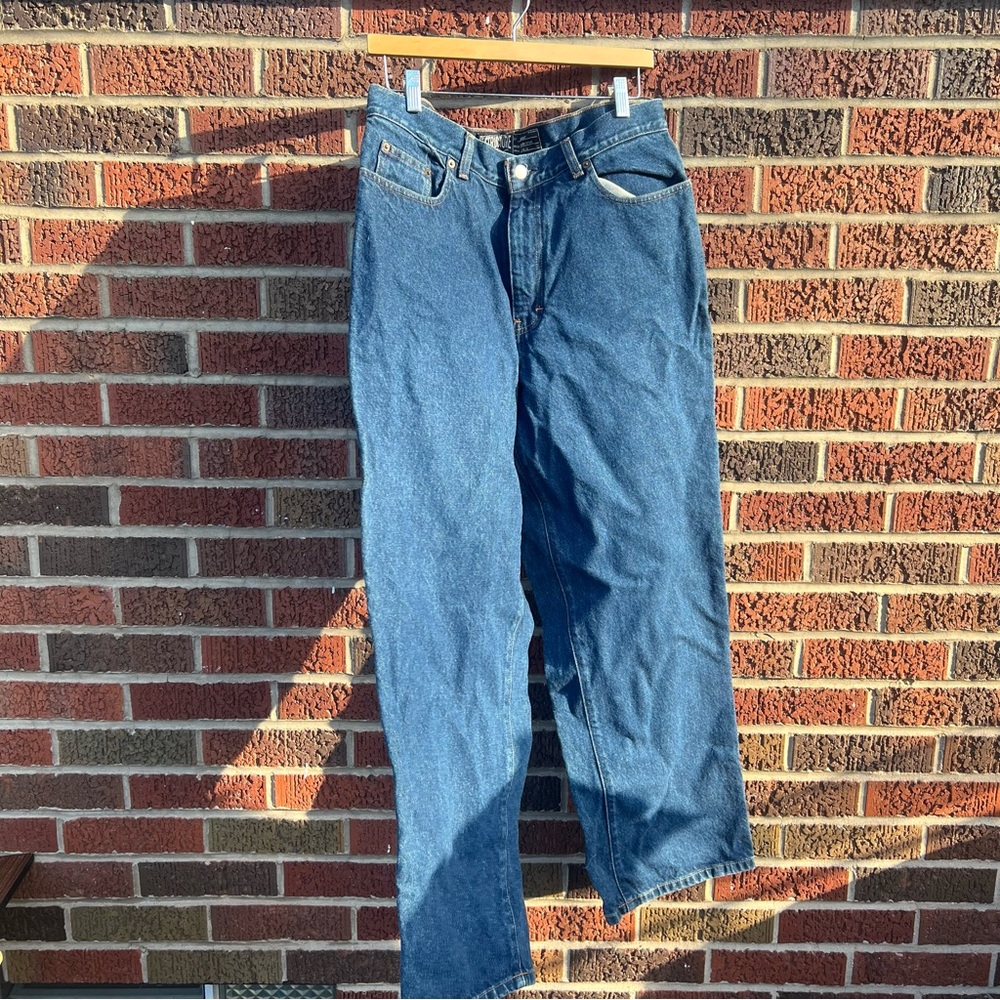 Structure Blue Baggy Fit Denim Jeans